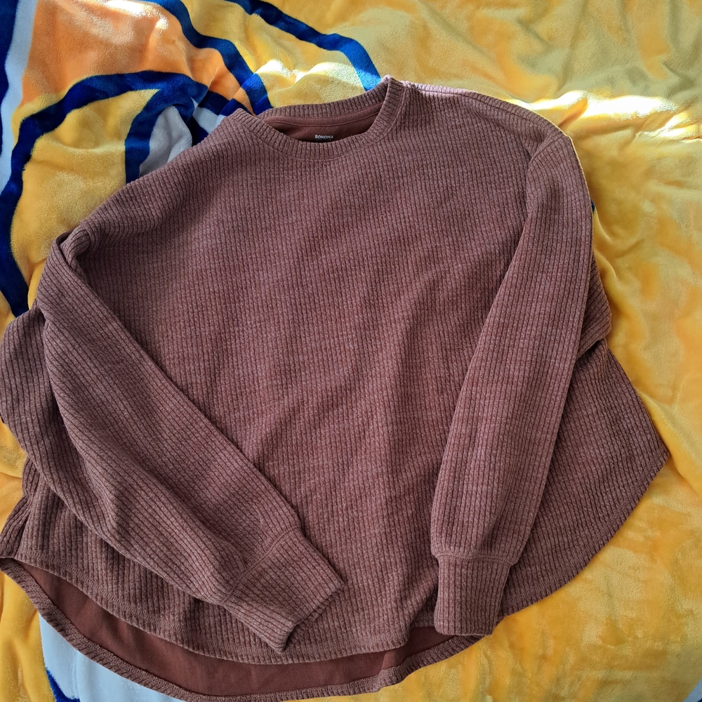 Sonoma Women's Crew Neck Sweater - Brown